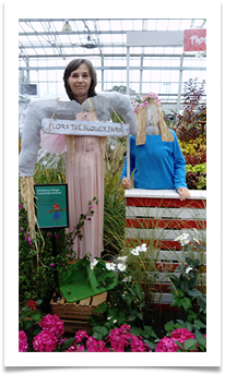 june bannister glazebury scarecrow flora - June Bannister